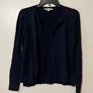3/$20 LOFT Navy Button Down Cardigan Sweater
